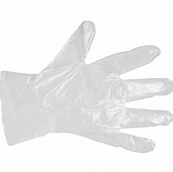 Перчатки  одноразовые 12мк L
