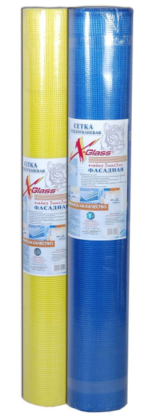 Сетка X-Glass д/фасад.работ 5ммx5мм (1мx20м) 160г/кв.м