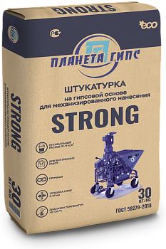 Штукатурка механизированного нанесения "STRONG" 30 кг (50шт/п)