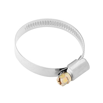 Хомут обжимной "Сибртех" нержавеющая сталь Ø32-50мм 47582