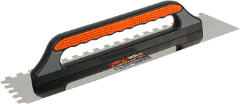 Гладилка нержавеющая "DECOR" 130х480мм, 12х12мм 690-012