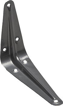 Уголок-кронштейн STAYER "MASTER" 100х75мм Серый 37400-2