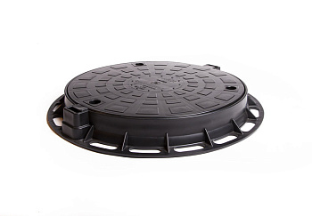 Люк пластиковый черный А15 (5641)