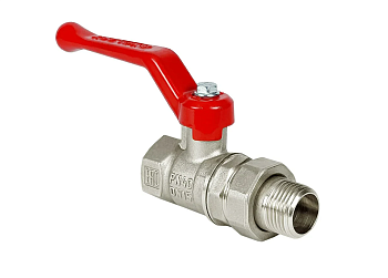 Кран шар. рычаг 1" ВР/НР американка НИКЕЛ. N/P59 VALFEX 11Б27фт1М (24/6) (VF.225.NR1.100)