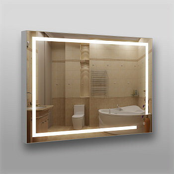 Зеркало 319ску с LED подсветкой 6000К 9,6 Вт/м 60*80 см с сенсорным выкл.  3190608ску