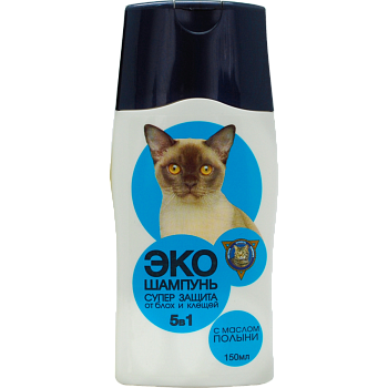 Барсик-Эко Шампунь Супер Защита от блох и клещей 5в1 150мл 129