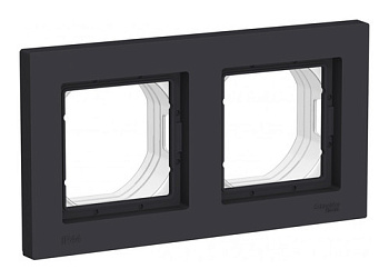 ATN441002 Рамка 2-постовая Карбон IP44 SE