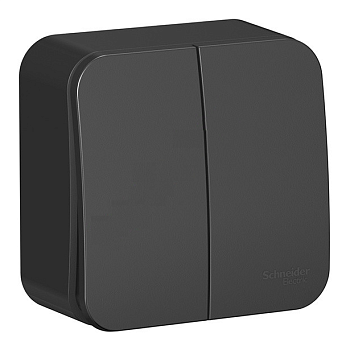 Выкл 2кл ОП 10А Антрацит BLANCA BLNVA105016 SE