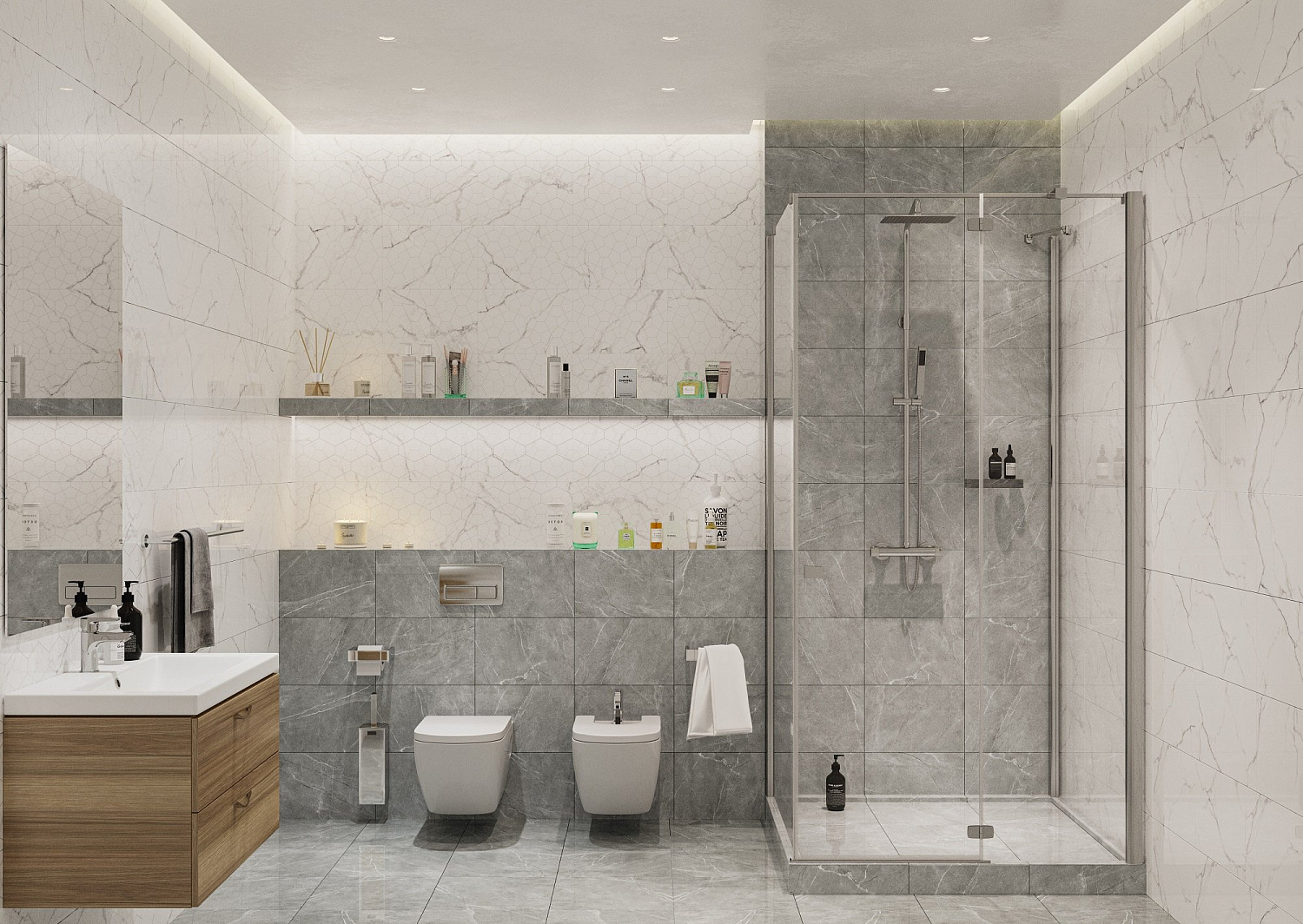 Облицовочная плитка  9VG0008TG  GlobalTile Vega GT Сер. 40*27 _ 1 \77,76