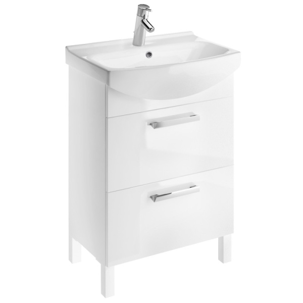 Тумба MELAR 60 под рак CERSANIA 60 б/раковины, белый