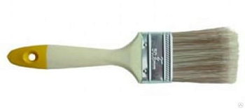 Кисть плоская "Аква" 2,0" из смесовой щетины "888" 0121030