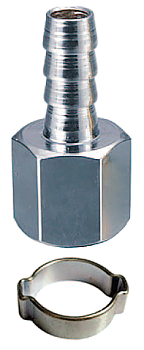 Разъемное соединение Fubag переходник 1/4"F на елочку 8мм 180251