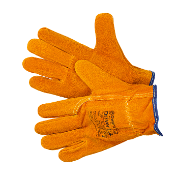 GWARD Driver Lux Перчатки из спилка оранжевого цвета, прошиты огнеупорной нитью XY041