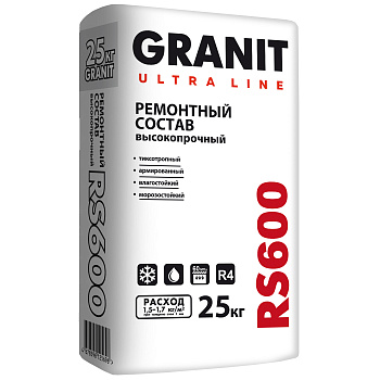 Ремонтный состав для бетона GRANIT ULTRA LINE RS-600 25 кг