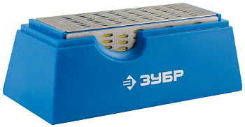 Алмазный брусок "ЗУБР" на подставке четырехсторонний (P200/300/400/600) 150х50мм 33397-150-50