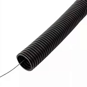 Труба ПНД гофро c протяж.d25 черн.(уп.50м) DKC 71725 