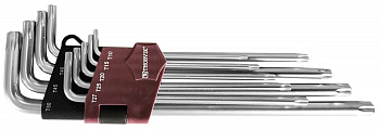 Набор ключей торцевых TORX® удлиненных Т10-T50 9 предметов 053130 (TKL9S)