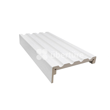 Наличник №1735 (телескопический, фигурный) Серена белый 100*31*2200 мм