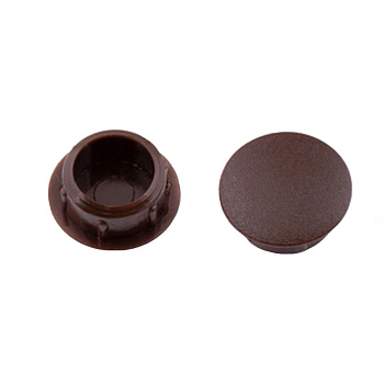 Заглушка под отверстие Ø10мм Темно коричневая