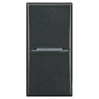 BT Axolute Антрацит Axial Выключатель 16 А 1 мод HS4001