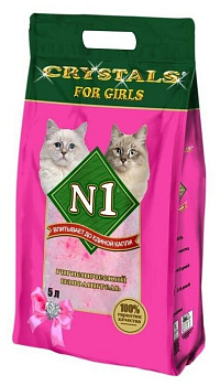 N1 Crystals" For Girls" Силикагелевый 5л 92206
