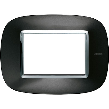 BT Axolute Темный металлик Рамка 3 мод эллипс HB4803XS