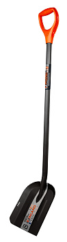 2599 FINLAND Лопата совковая 230х275х1250 мм, цельнометаллическая