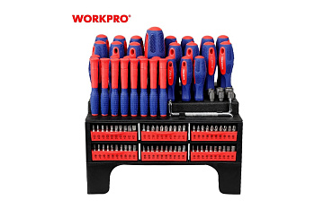 Набор отверток "Workpro" (100 предметов) WP200560