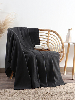 Плед "Экономь и Я" Графит 150*200см пл.160г/м2 100% п/э 4785052