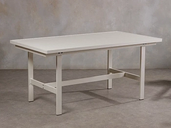 Стол обеденный (Каркас:Алюминий,Капучино,В разборе)