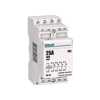 Контактор мод 4НО 25А 230В DEKraft 18067 Китай