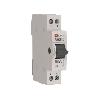 Трехпозиционный переключатель 1п 63А EKF PROxima tps-1-63