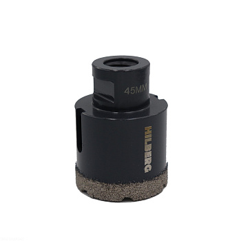 Коронка алмазная для УШМ Super Hard М14 Ø45мм Hilberg HH645