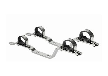 Пара кронштейнов для коллекторов из нерж. 1" VALFEX VF.130.IN.0600