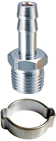 Разъемное соединение Fubag переходник 1/4"М на елочку 10мм 180265