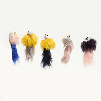 Мышь из искусст.меха до 15см с хвостом микс 7475849 ВН.ШК