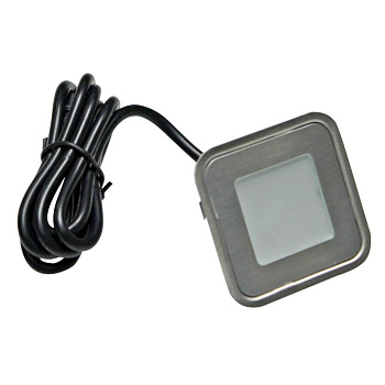 Светильник для пола ULE-S06 0,5Вт 12В квадратный хром IP67 UNIEL