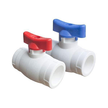 Кран шаровой MINI 32 (40/10) (Valfex) БЕЛЫЙ  ТУРЦИЯ