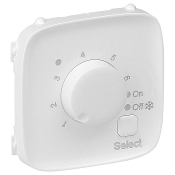 Накладка для термостата Белая Legrand 755325 ALLURE Венгрия