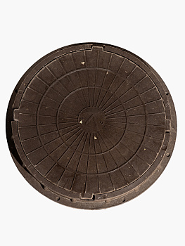 Люк круглый Тип Л Ø740мм H80 Коричневый (30кН)