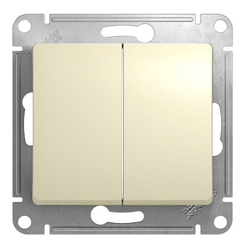 GSL000251 Выключатель 2кл механизм бежевый SE