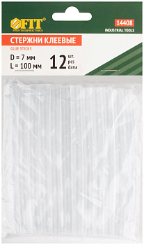 Стержни клеевые Ø7мм, длина 100мм (уп.12шт) 14408