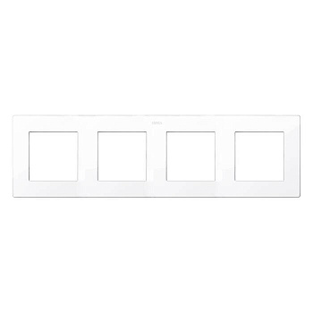 Рамка 4п Белая Simon 24 2400640-030