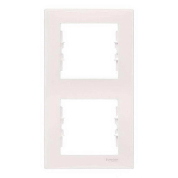 Рамка 2-ая SEDNA бежевая вертикальная SDN5801147 SE	