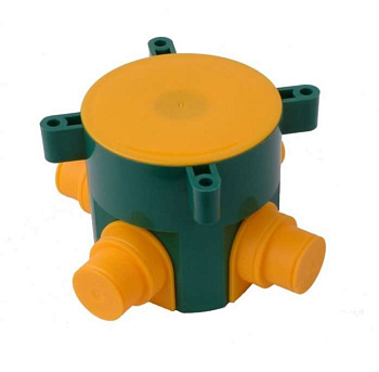 Коробка установочная КУ1301 d-70 h-72  с крышкой IP 44 для монолита HEGEL