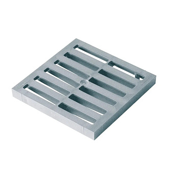 Решетка к водостоку 400х400 серая (4727)