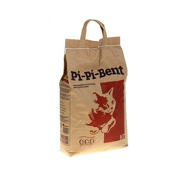 Pi-pi Bent Классик комк.наполнитель 5кг впитывает до 12л крафт пакет 1*4 22902