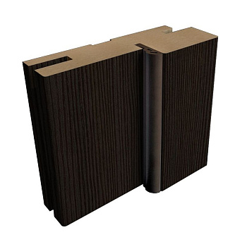 Деталь короба телескопическая Эко-шпон 70х28х2070 темный кипарис с уплотнителем Albero