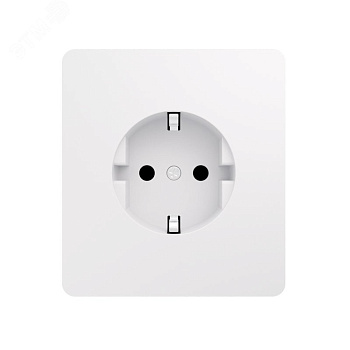 Евророзетка 16А з/к со шторками MIELE ROUND ПЕРЛАМУТР KRANZ KR-78-0701-1