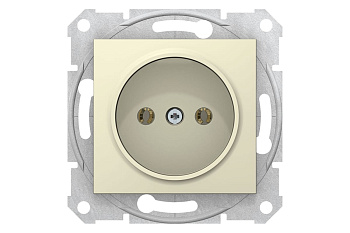 Механизм розетки 1СП без з/к 16А SEDNA бежевый SDN2900147 SE